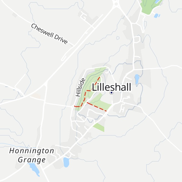Map of Lilleshall Hill