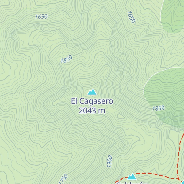 Map of El Cagasero