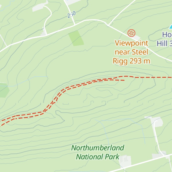 Map of Winshield Crags