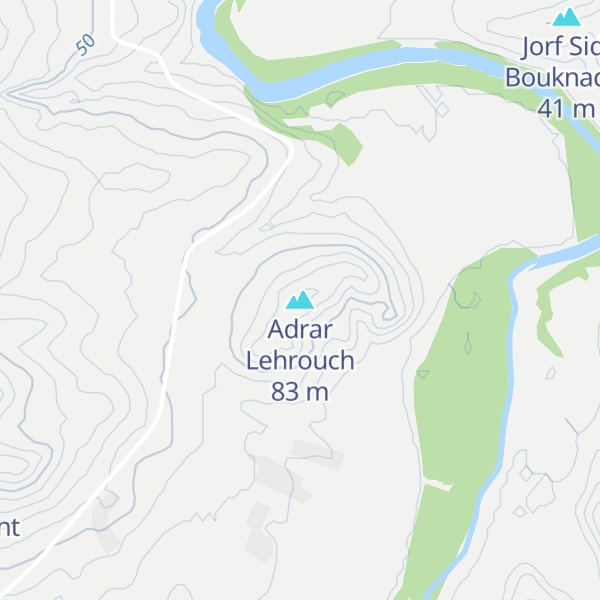 Map of Adrar Lehrouch