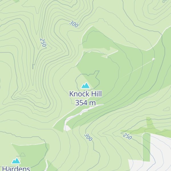 Map of Knock Hill