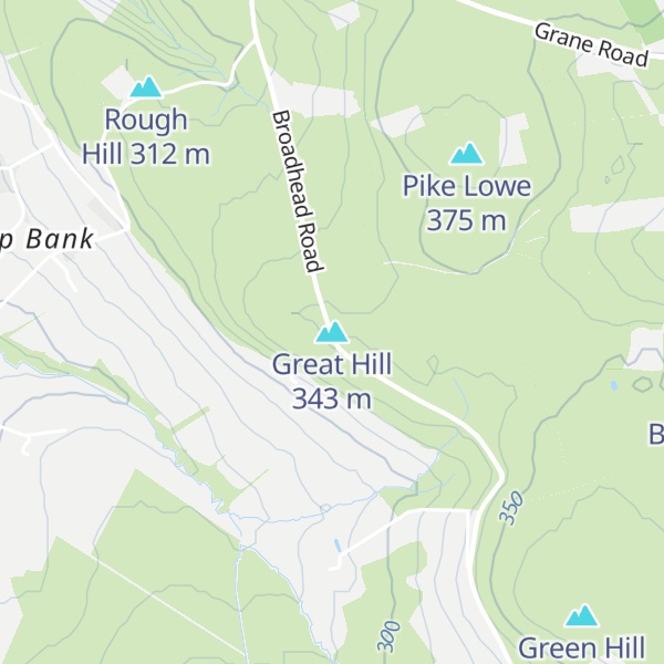Map of Great Hill