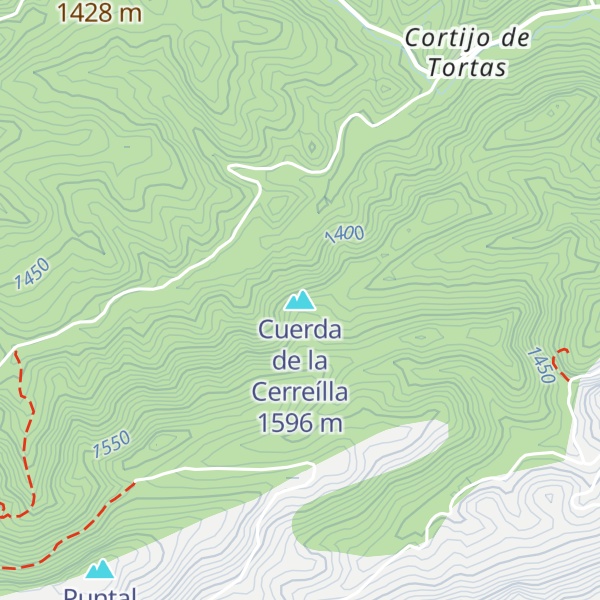 Map of Cuerda de la Cerreílla