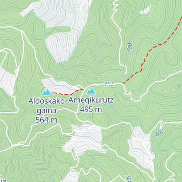 Map of Amegikurutz
