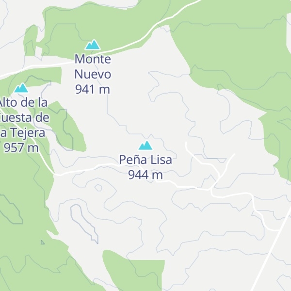 Map of Peña Lisa