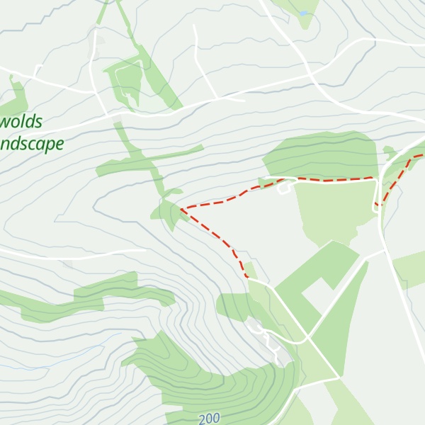 Map of Hanging Hill