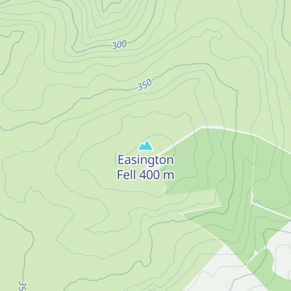 Map of Easington Fell