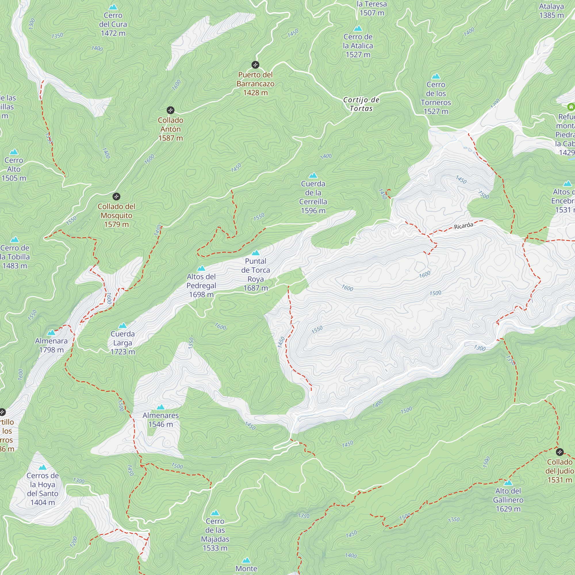 Refugio de Montaña Lagunilla map