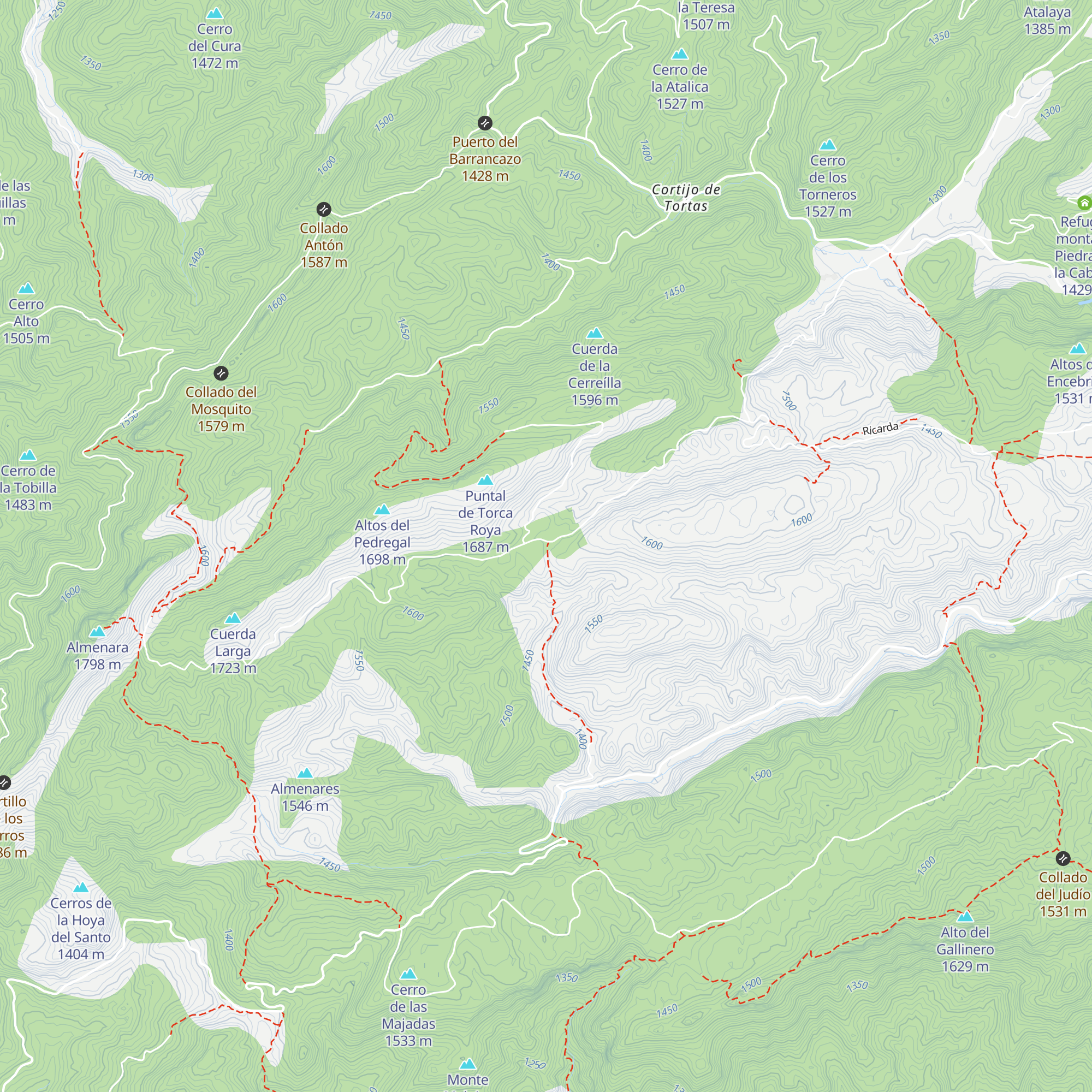 Refugio de Montaña Lagunilla map