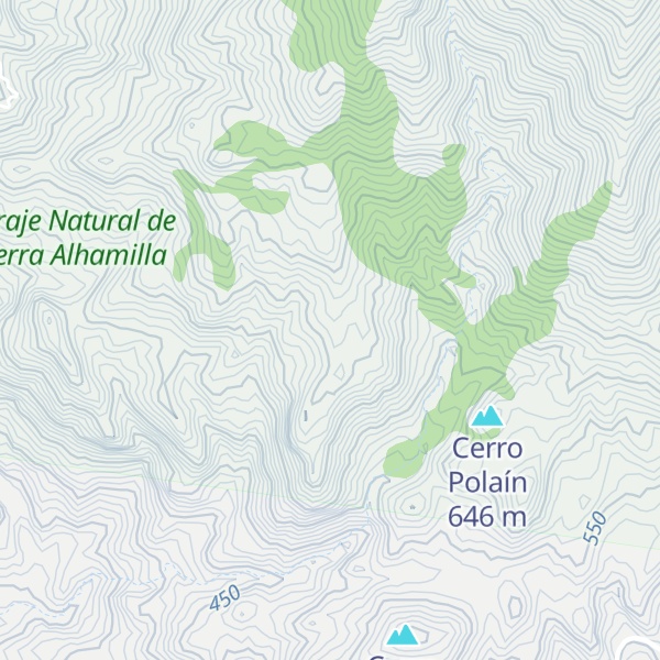 Map of Cerro del Tiempo