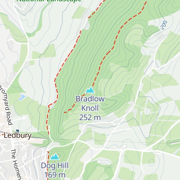 Map of Bradlow Knoll