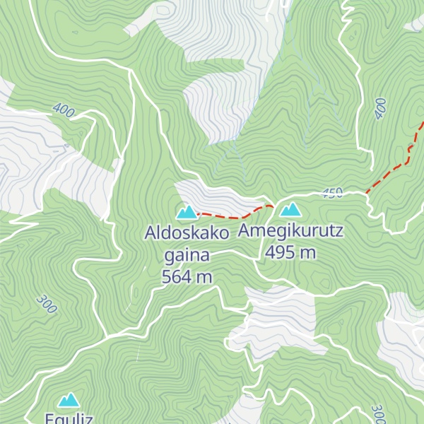 Map of Txori haitz