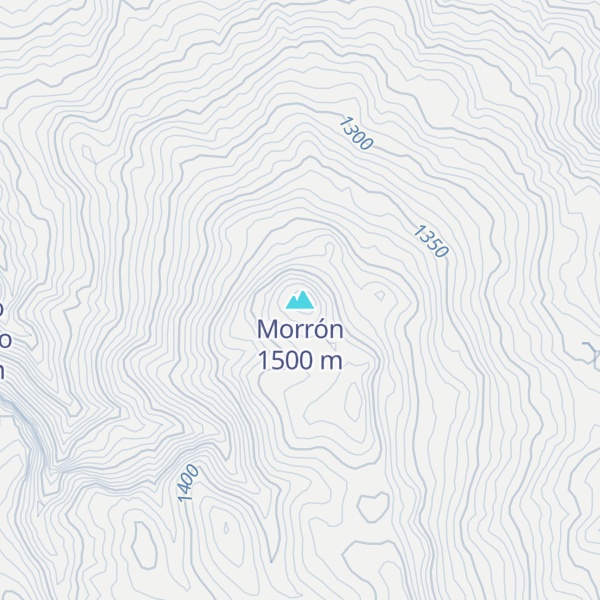 Map of Morrón
