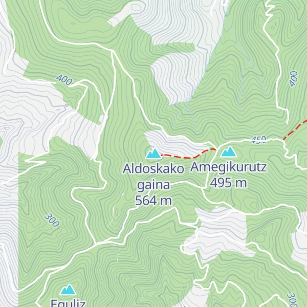 Map of Aldoskako gaina
