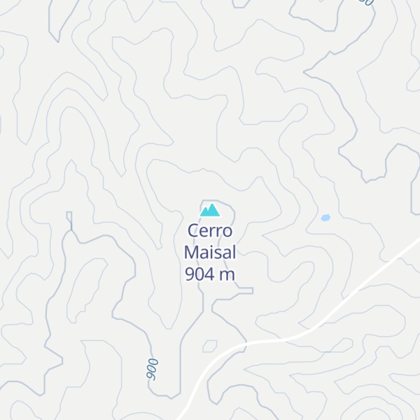 Map of Cerro Maisal