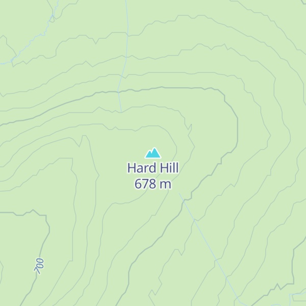 Map of Hard Hill