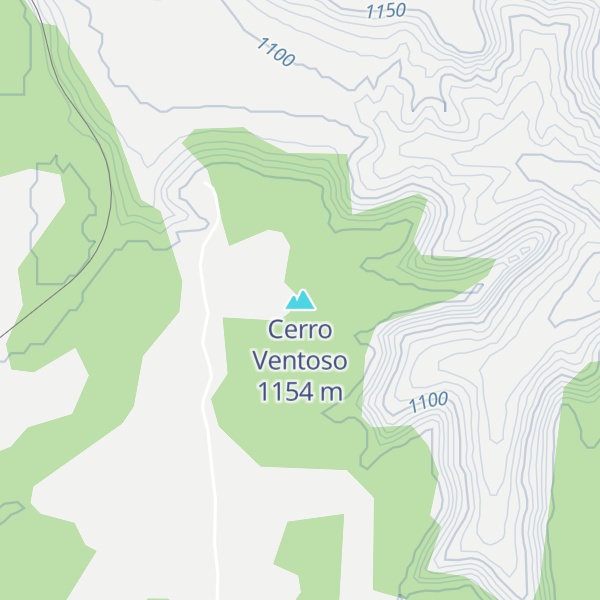 Map of Cerro Ventoso