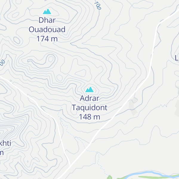 Map of Adrar Taquidont
