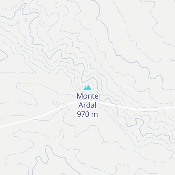 Map of Monte Ardal