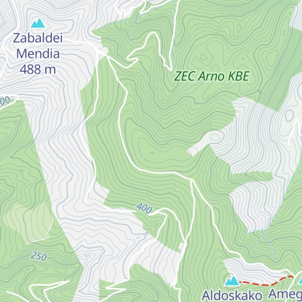Map of Jaungoikomendi