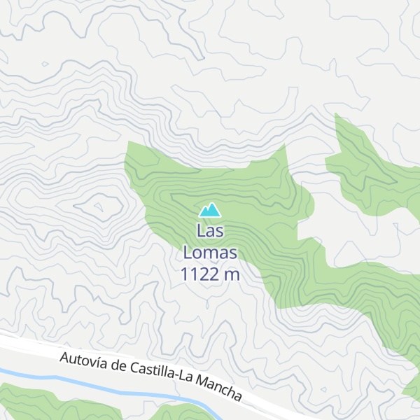 Map of Las Lomas