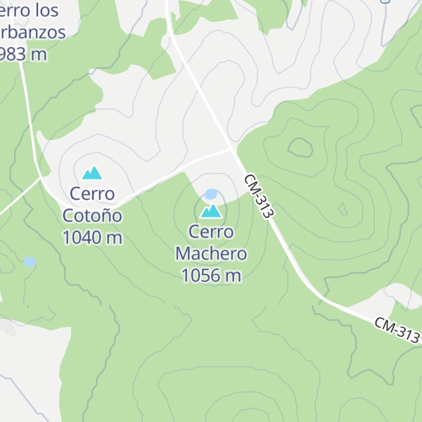 Map of Cerro Machero