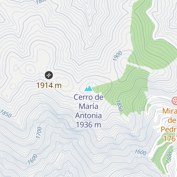 Map of Cerro de María Antonia