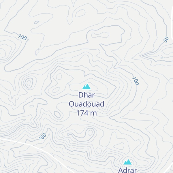 Map of Dhar Ouadouad