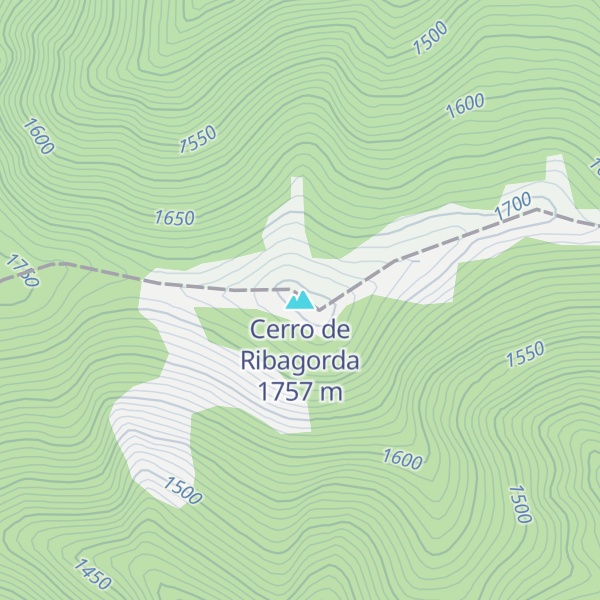 Map of Cerro de Ribagorda