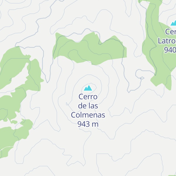 Map of Cerro de las Colmenas