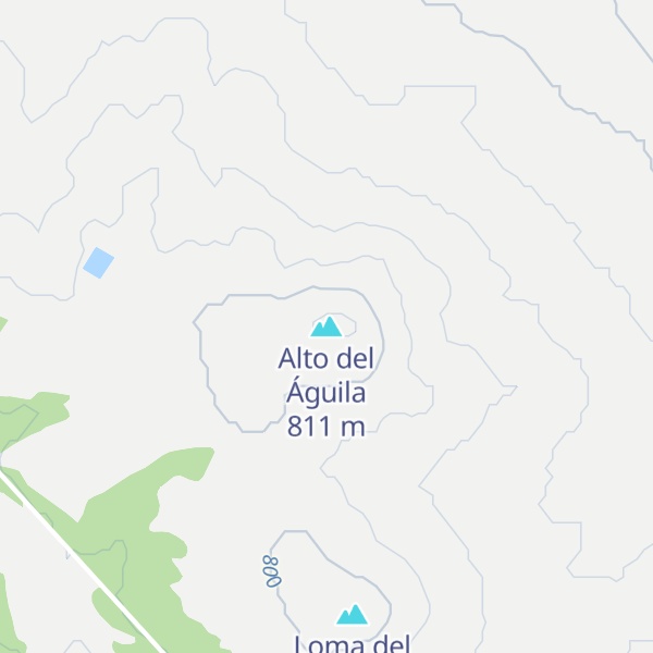 Map of Alto del Águila