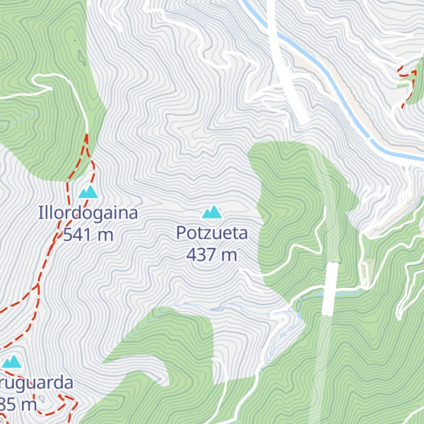 Map of Potzueta