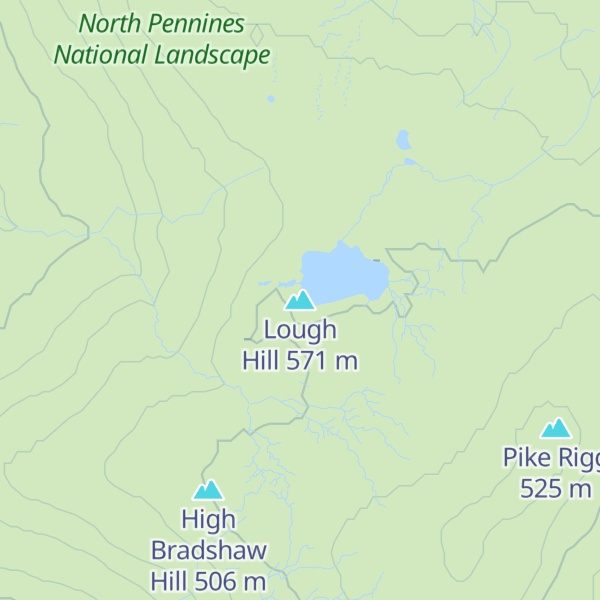 Map of Lough Hill