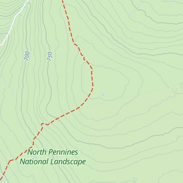 Map of Knock Fell