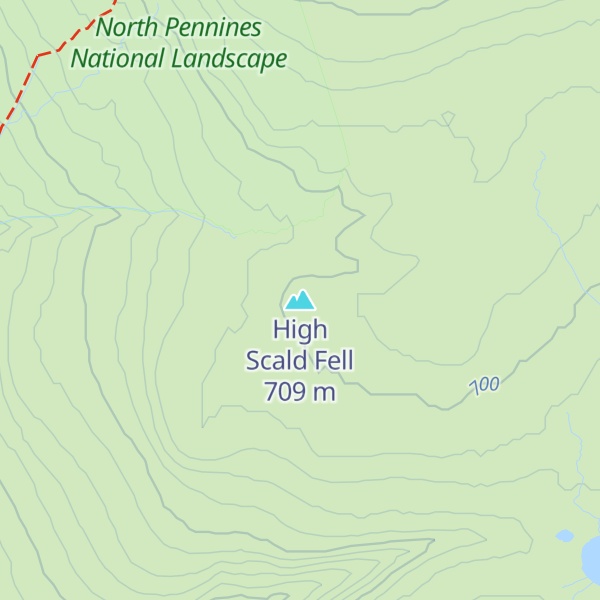 Map of High Scald Fell