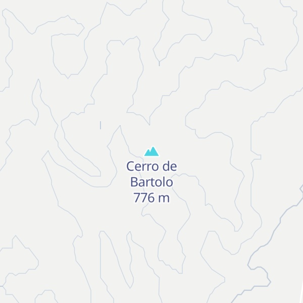 Map of Cerro de Bartolo
