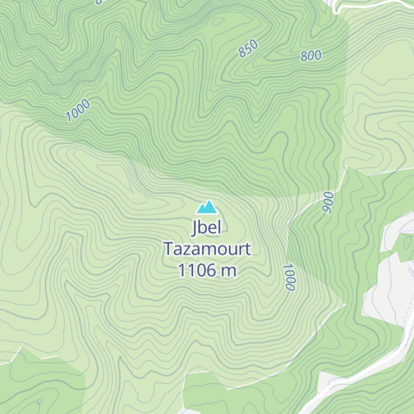 Map of Jbel Tazamourt