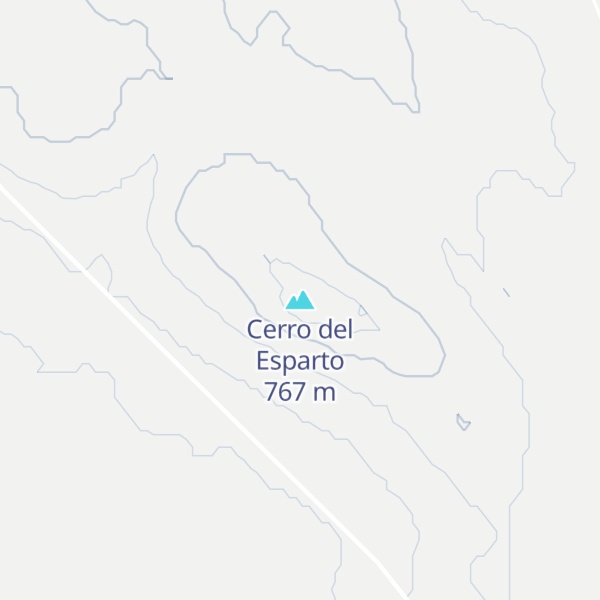 Map of Cerro del Esparto