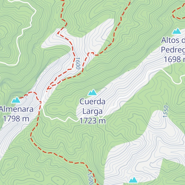 Map of Cuerda Larga