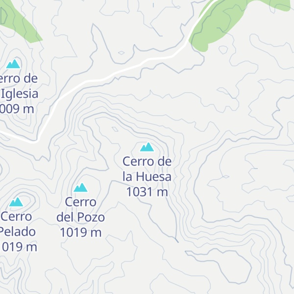 Map of Cerro de la Huesa