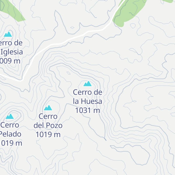 Map of Loma de la Tejedora