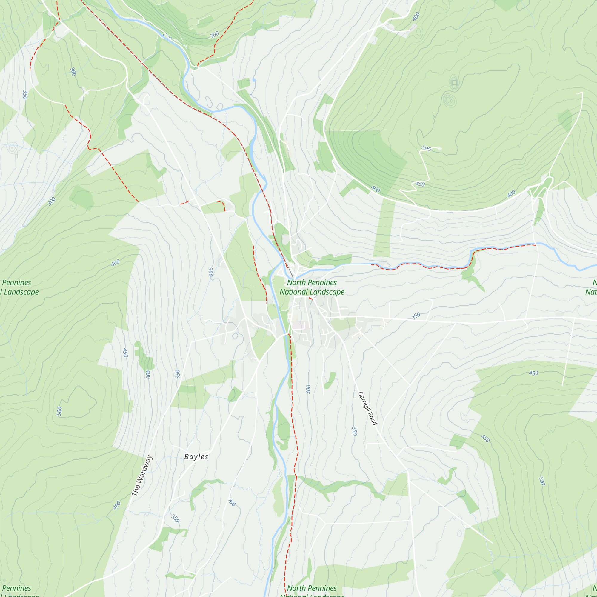 Alston Tourism Information Centre map