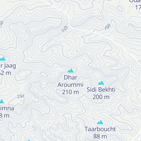 Map of Dhar Aroummi