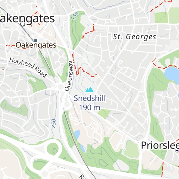 Map of Snedshill