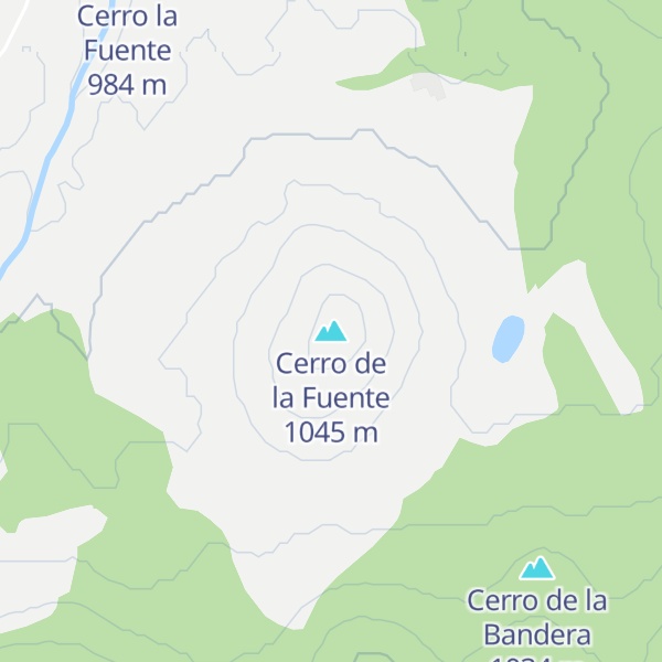 Map of Cerro de la Fuente