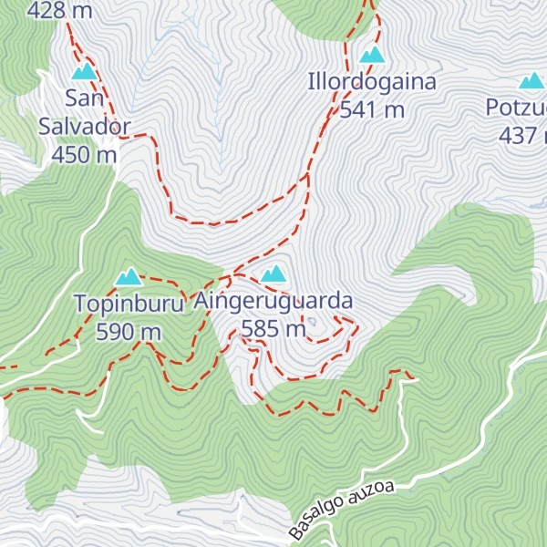 Map of Aingeruguarda