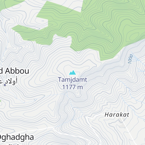 Map of Tamjdamt