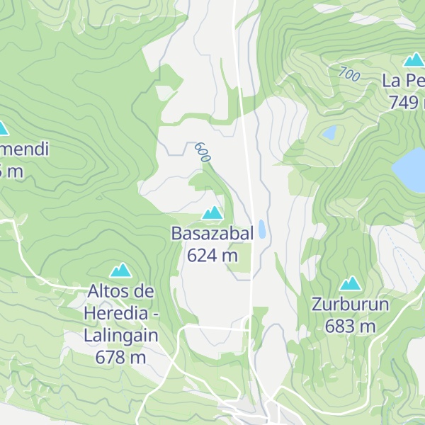 Map of Basazabal