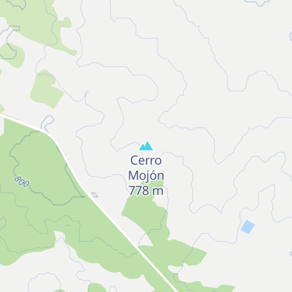 Map of Cerro Mojón