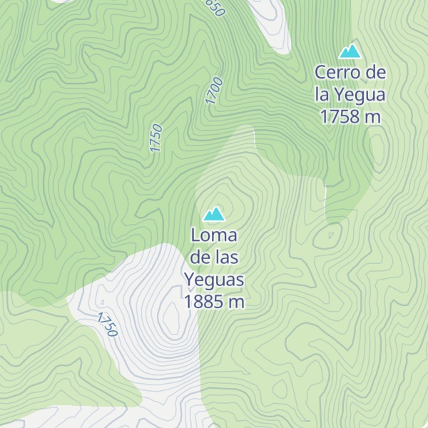 Map of Loma de las Yeguas